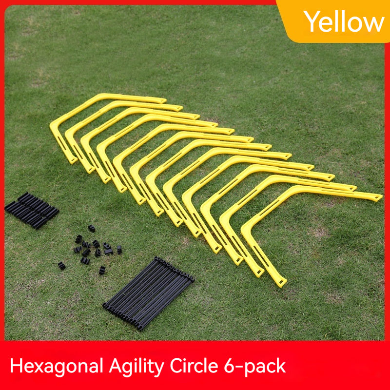 Foldable Hexagon Football Agility Training Ring