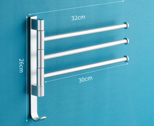 Multi-bar towel bar