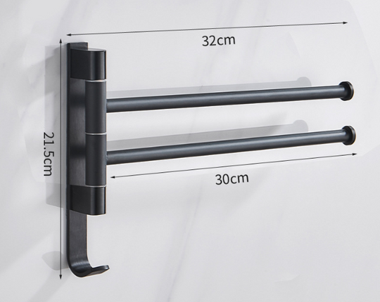 Multi-bar towel bar