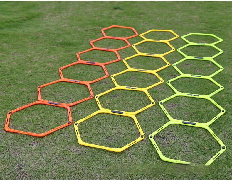 Foldable Hexagon Football Agility Training Ring