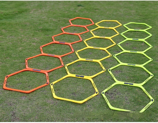 Foldable Hexagon Football Agility Training Ring