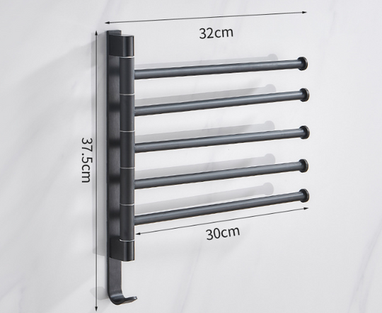 Multi-bar towel bar