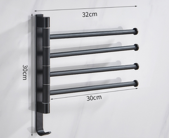 Multi-bar towel bar