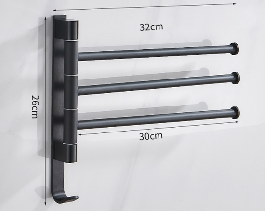 Multi-bar towel bar