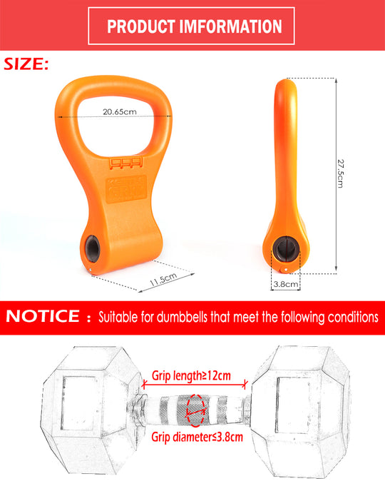 Dumbbell clip booster
